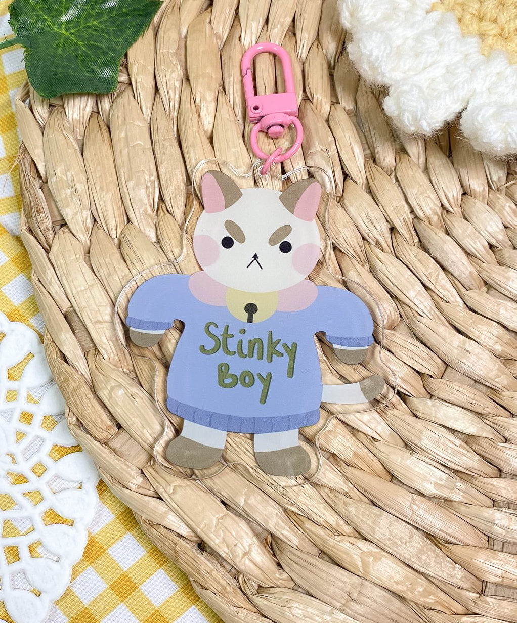 A VERY Stinky Boi Acrylic charm