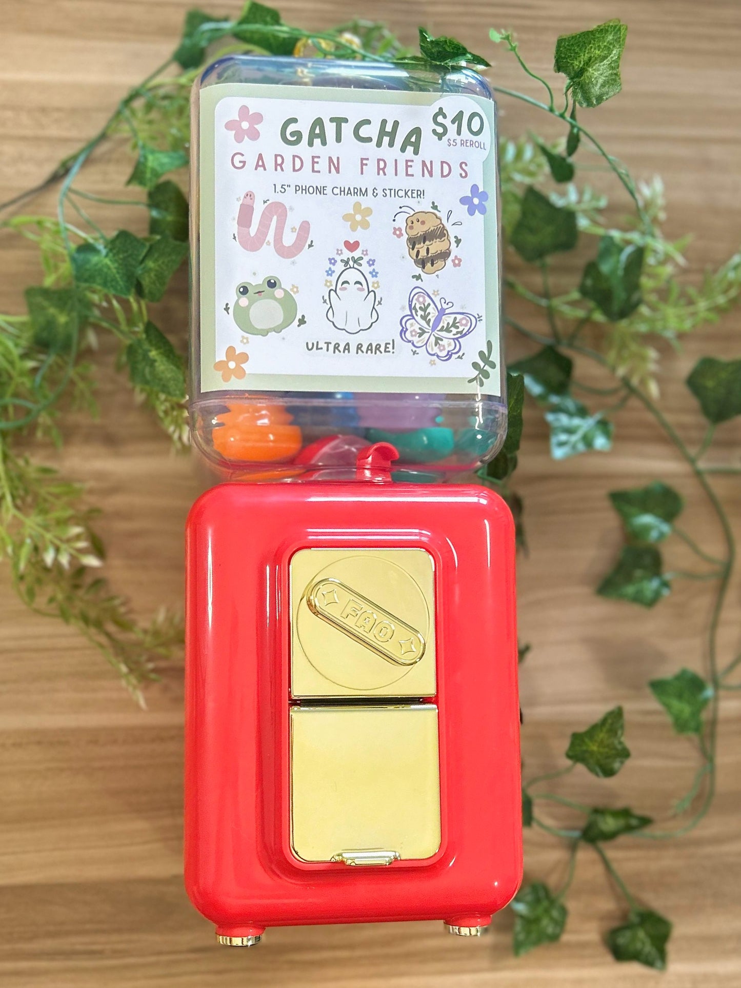 Garden Friends Gacha Phone Charms