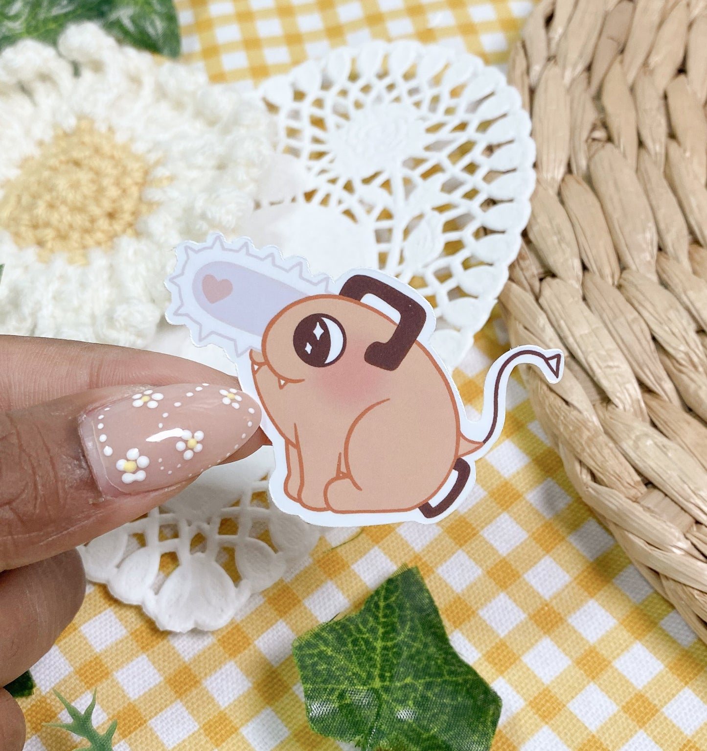 Dangerous Doggy Matte Vinyl Sticker