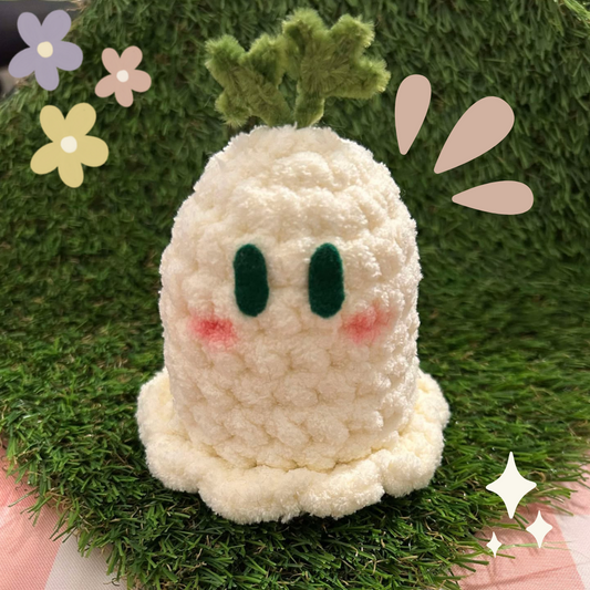 Sprout The Ghost Crochet Plushie