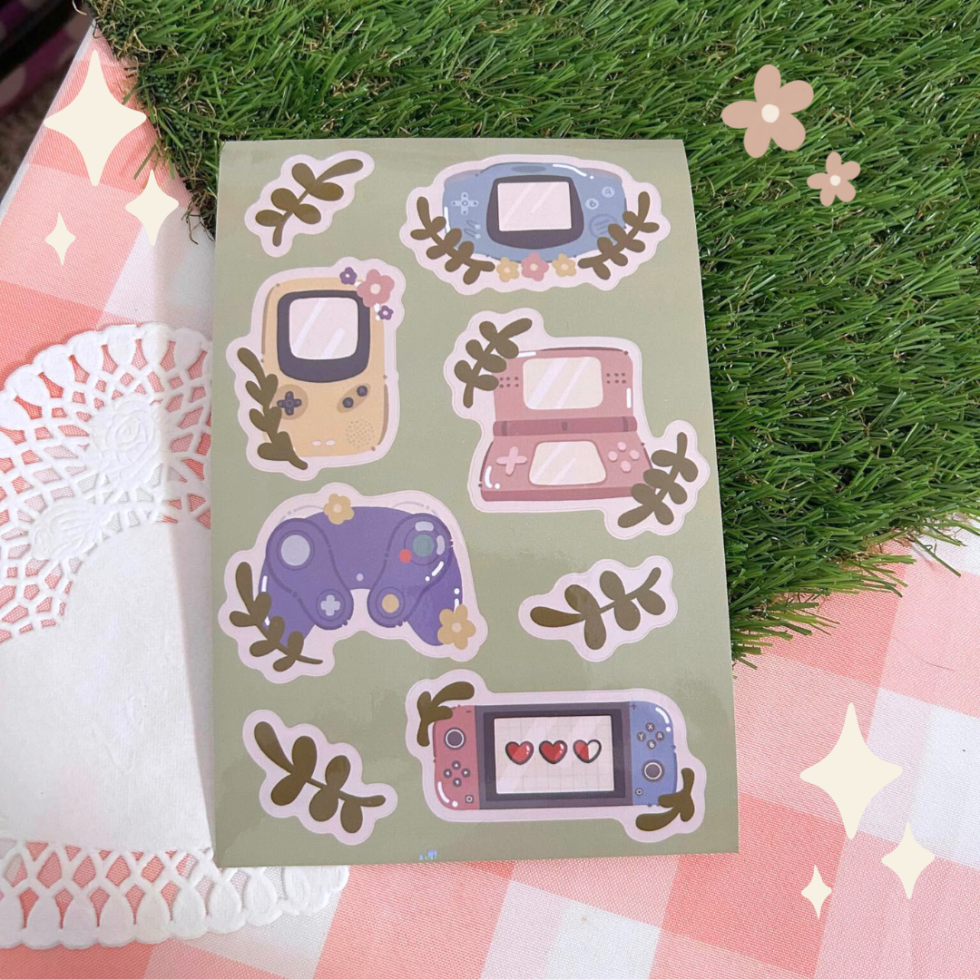 Gamer Sticker Sheet