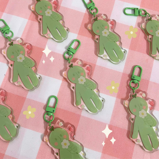 Lil Green Guy Acrylic Charm