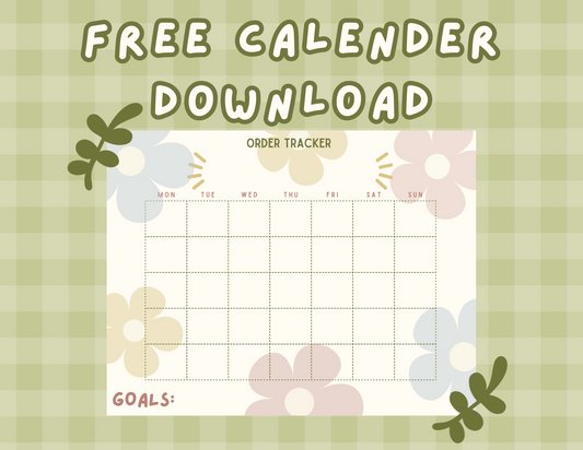 Order Tracker Calendar