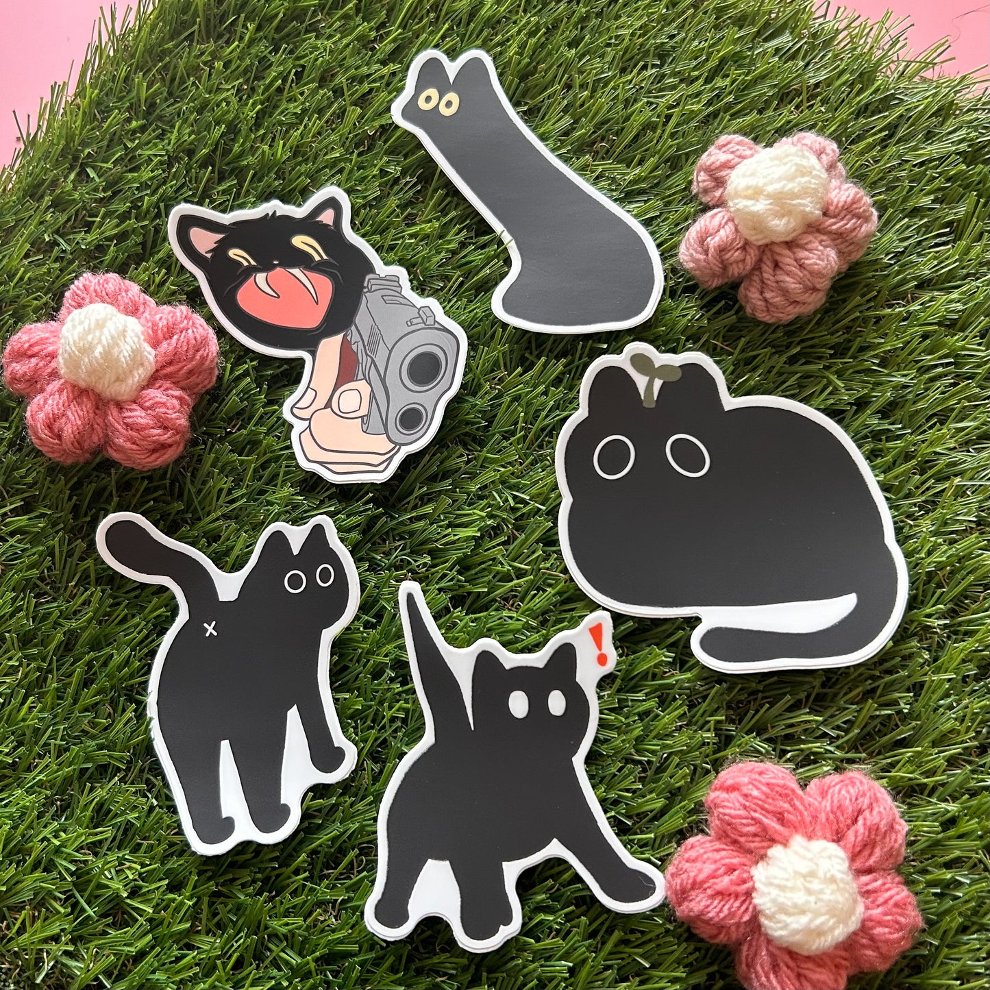 Mystery Void Cat Vinyl Stickers