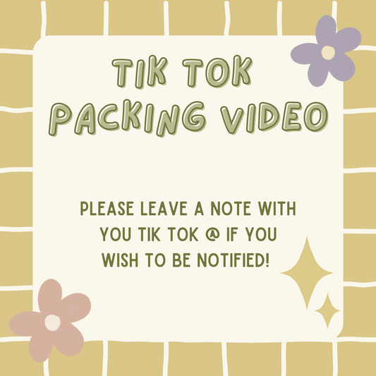 "Tik Tok" Packing video!